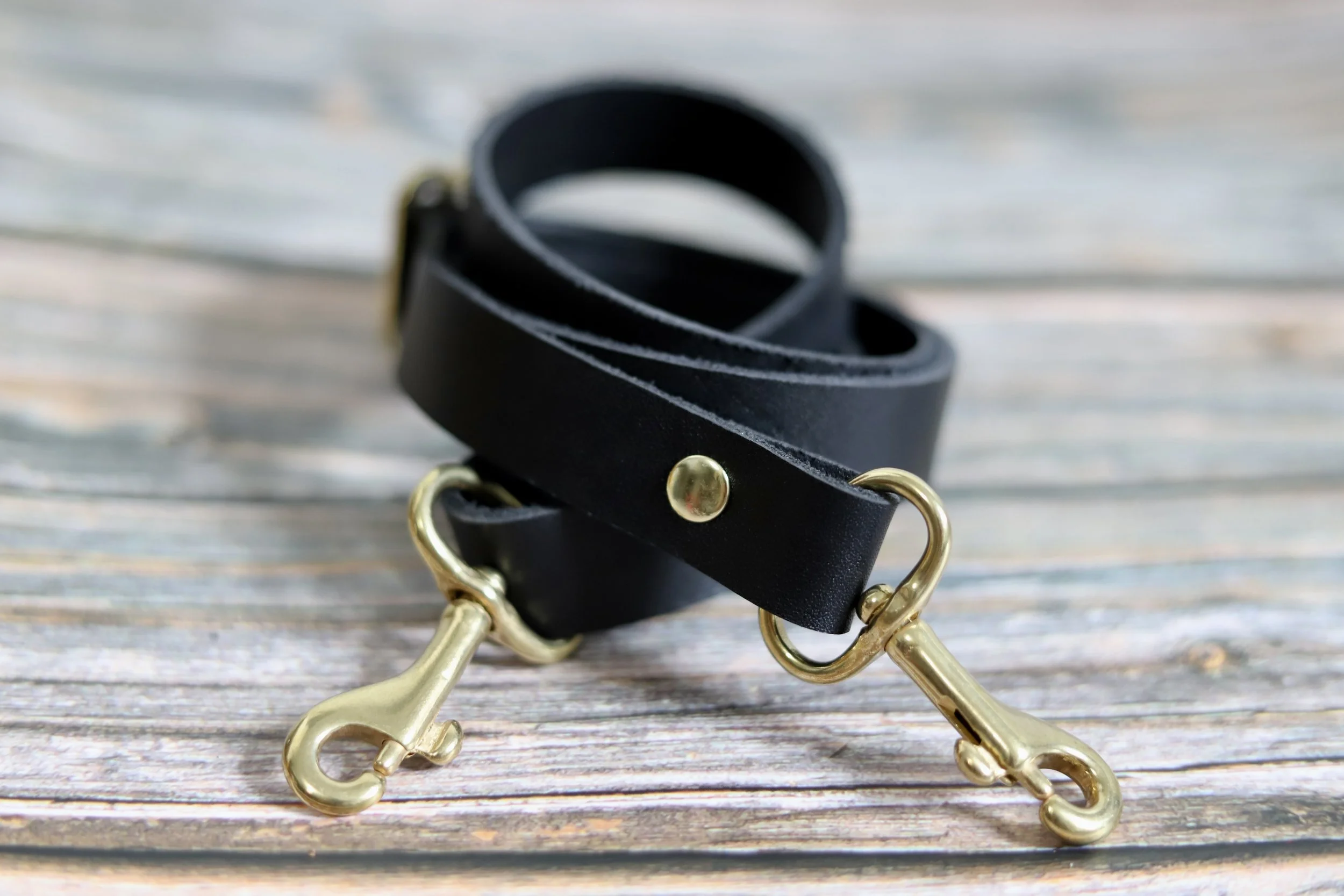 Black Leather Purse Strap