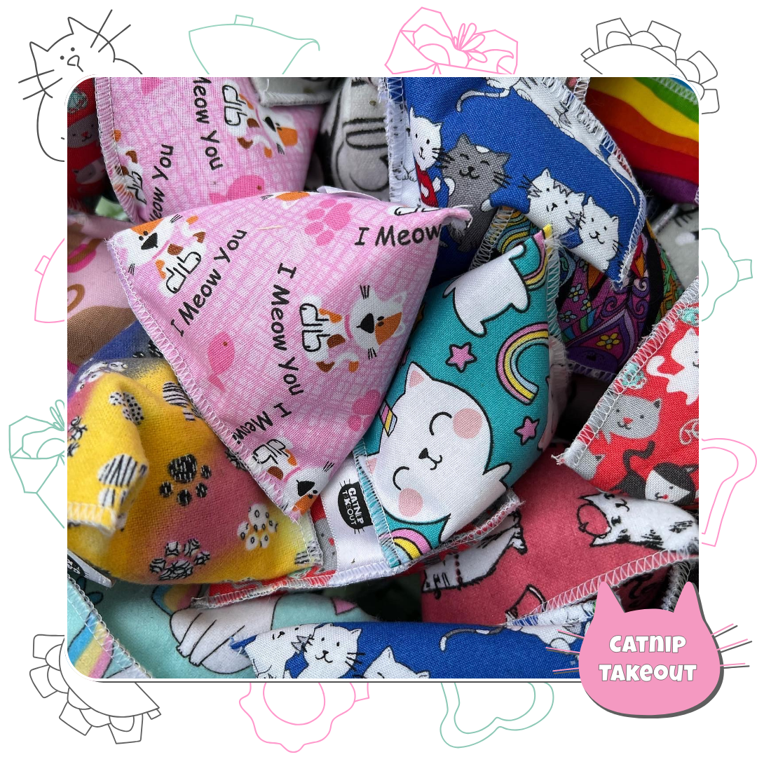 Kitty Catnip Cat Toy Happy Sack