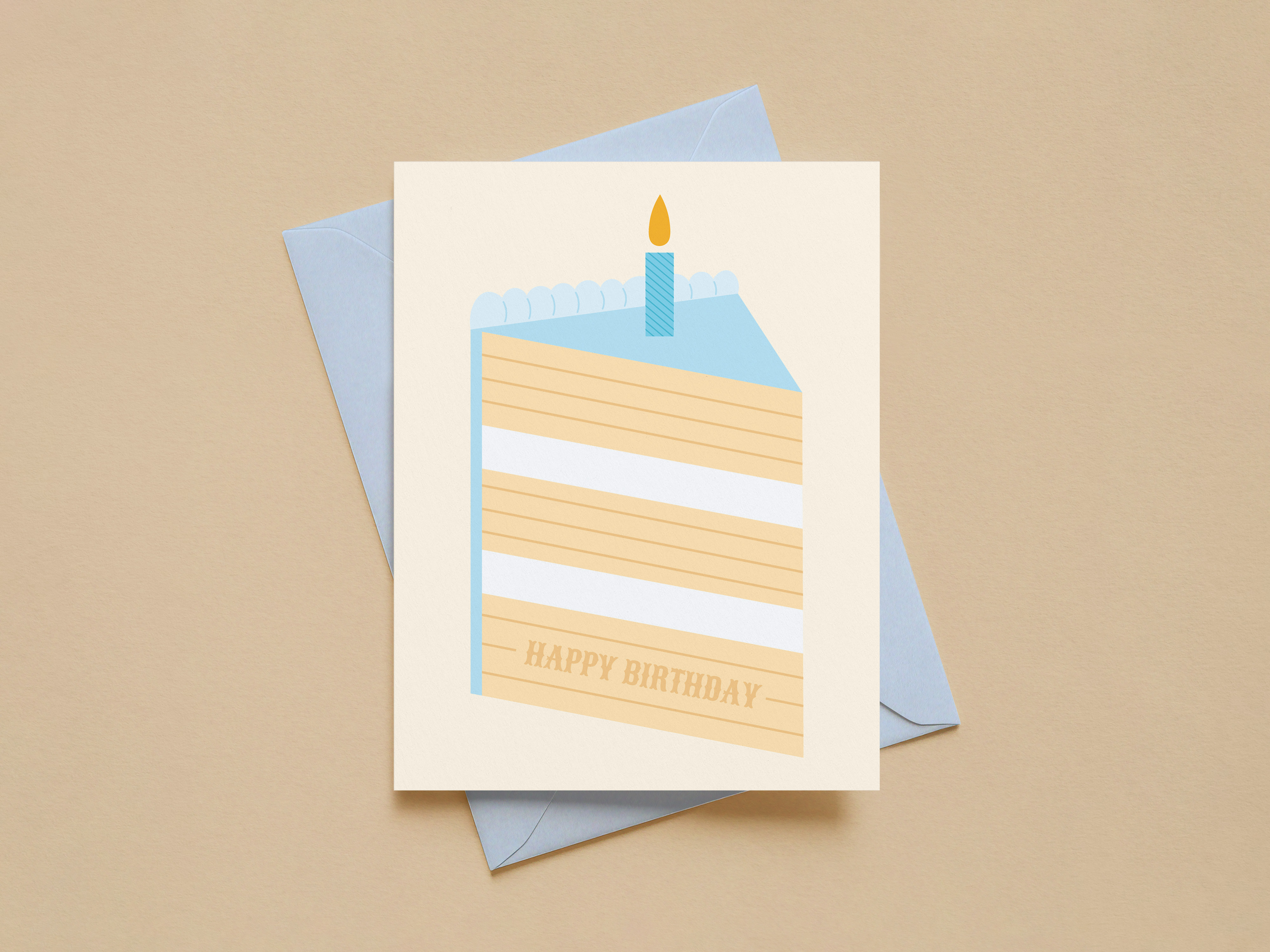 Vanilla Cake Card