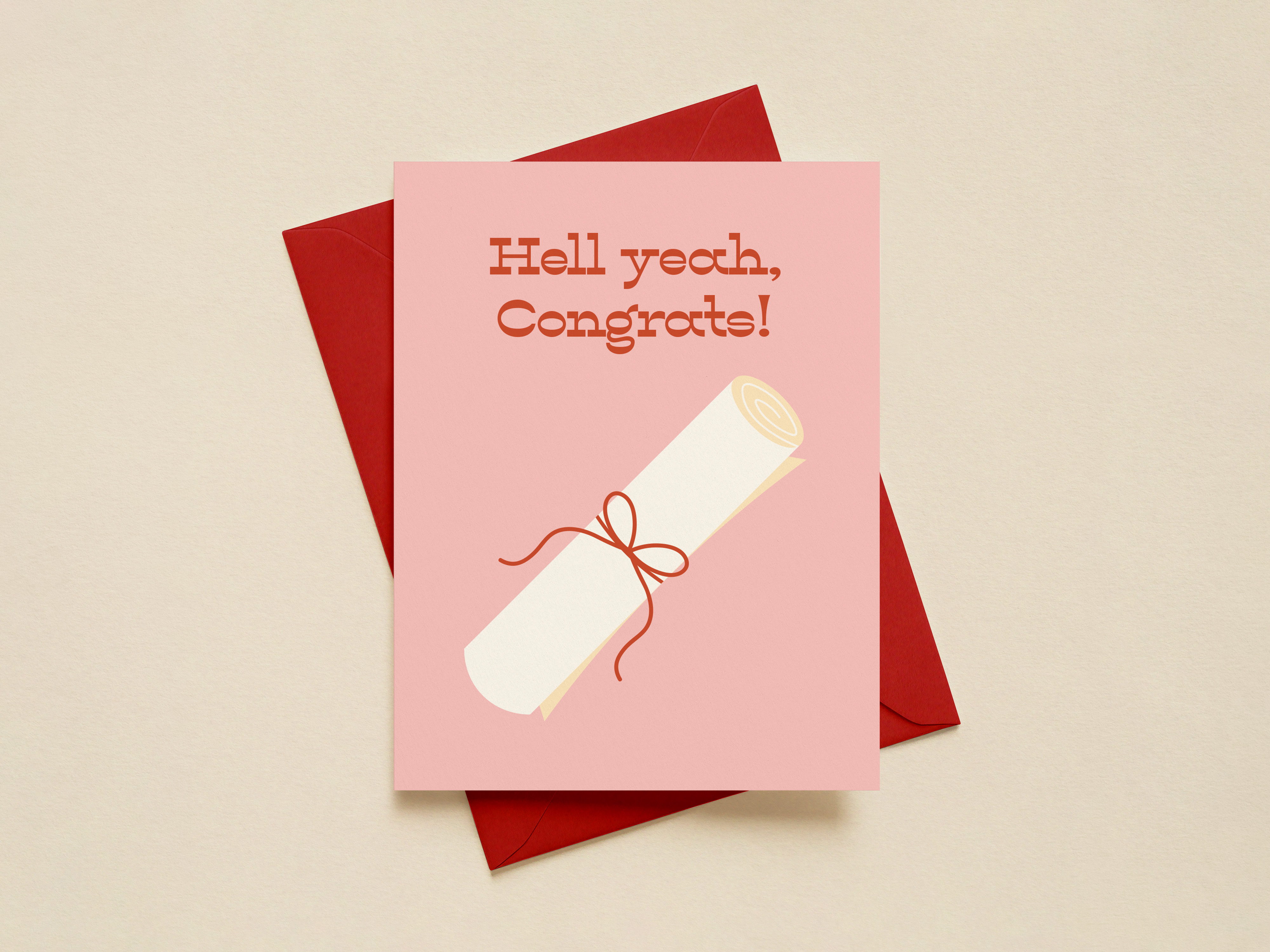 Hell Yeah, Congrats! Card