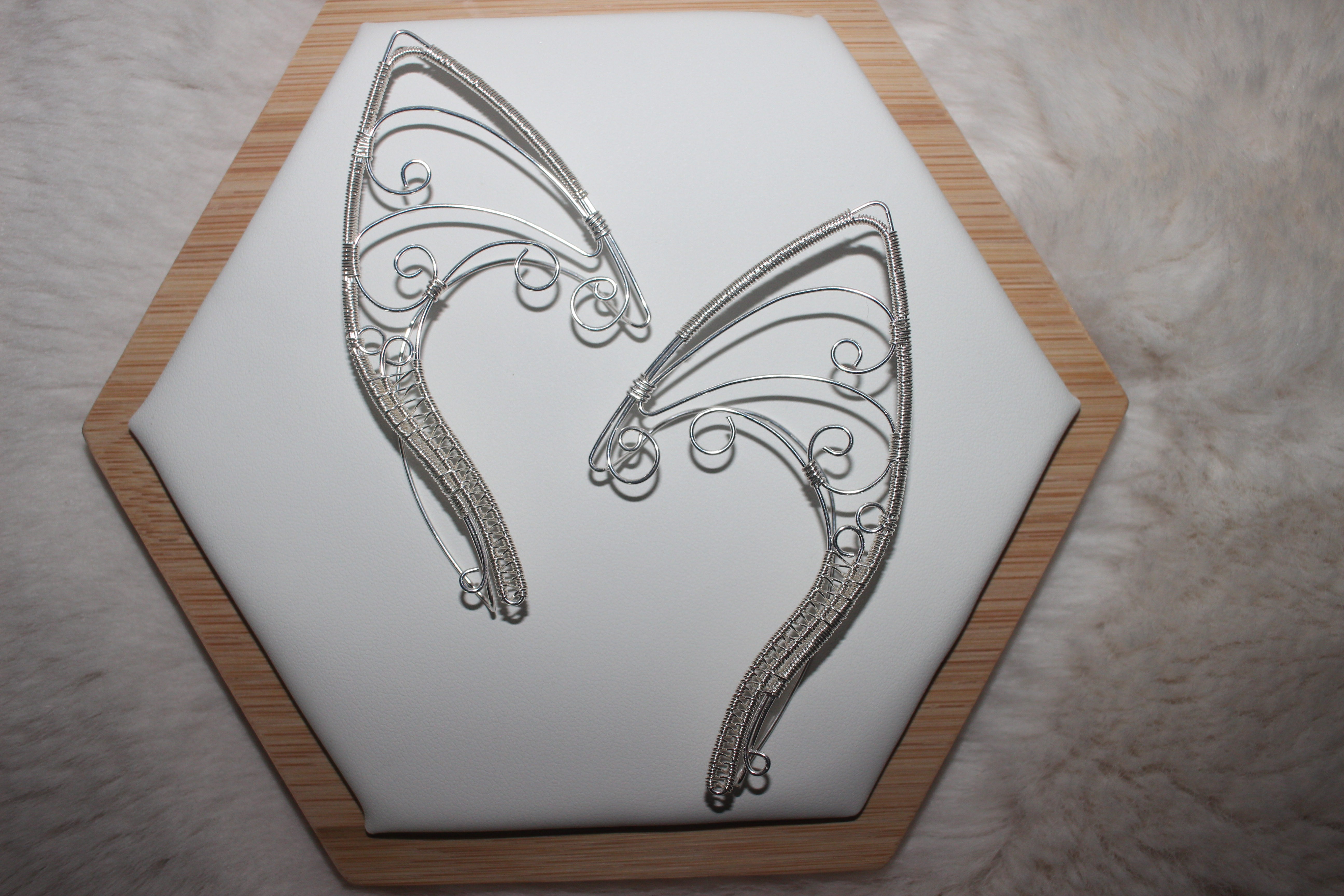 Elf Ear Cuffs Silver Filled