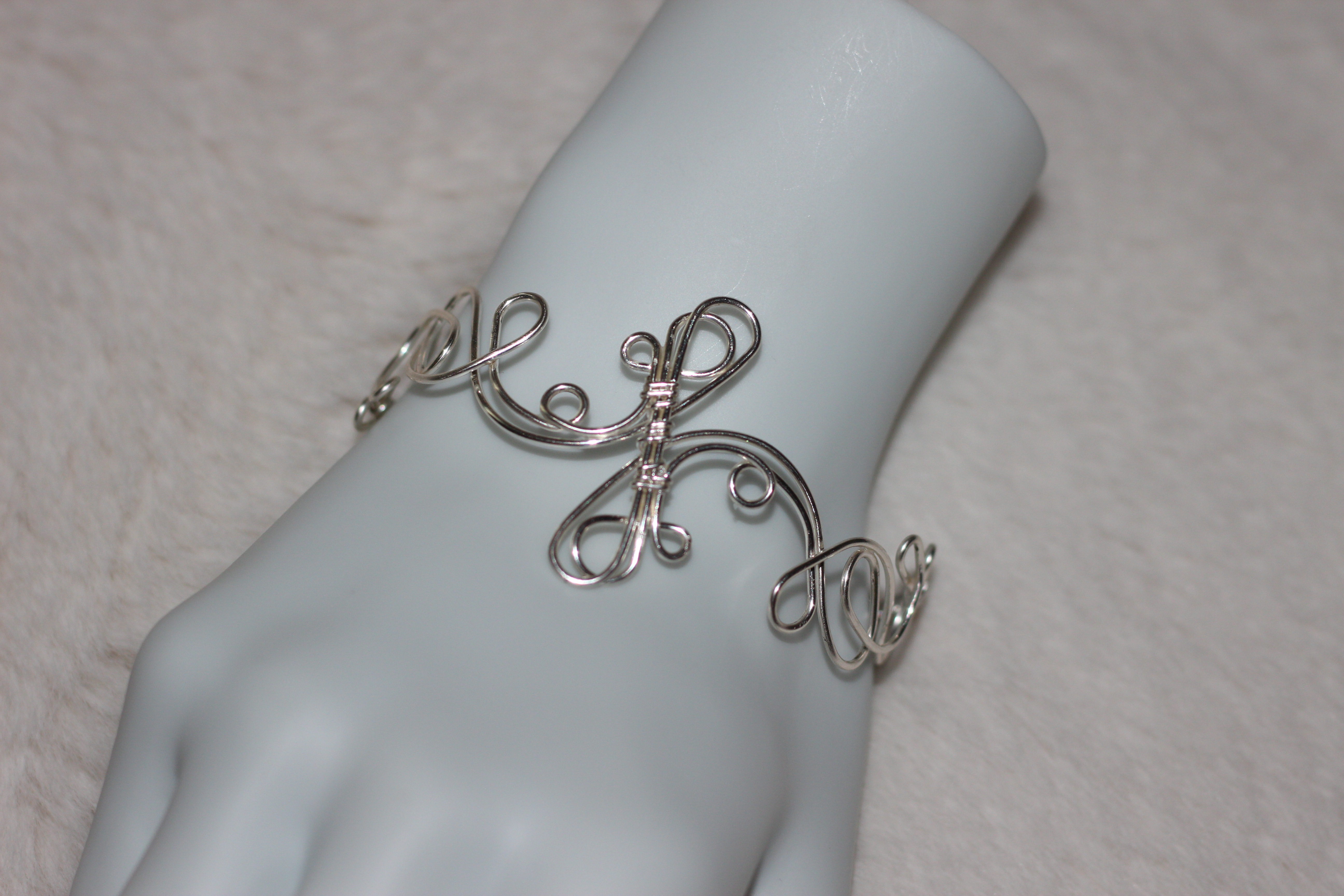 Infinity Bracelet Silver Filled