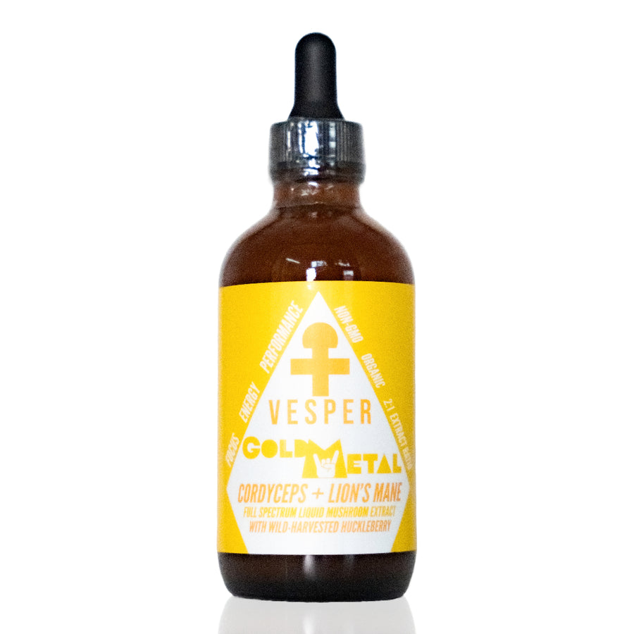 Gold Metal - Cordyceps and Lion's Mane Blend - (4oz./120ML)