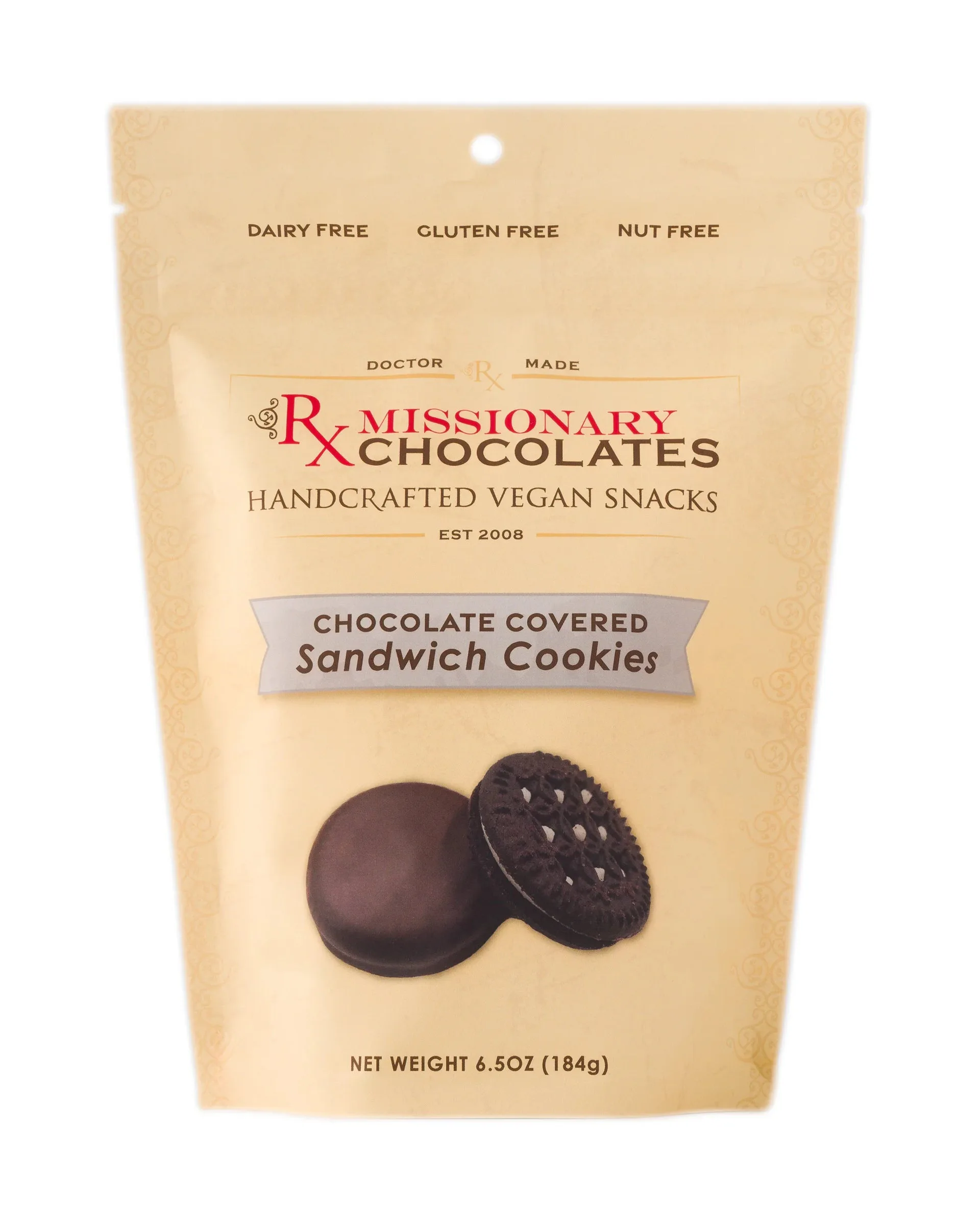 Chocolate covered Sandwich Cookies image 1
