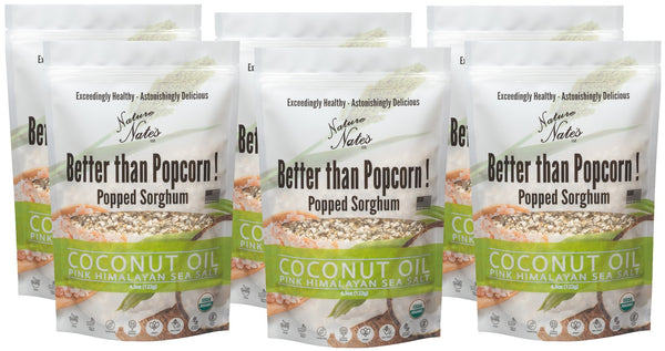 Popped Sorghum Coconut Oil & Pink Himalayan Salt 4.3 oz - 6 Pack image 1