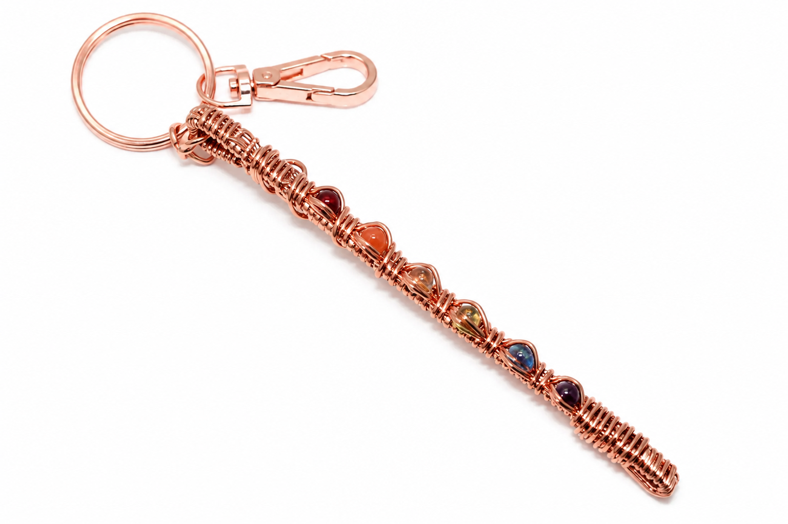 Gay Pride Key-chain Copper image 1