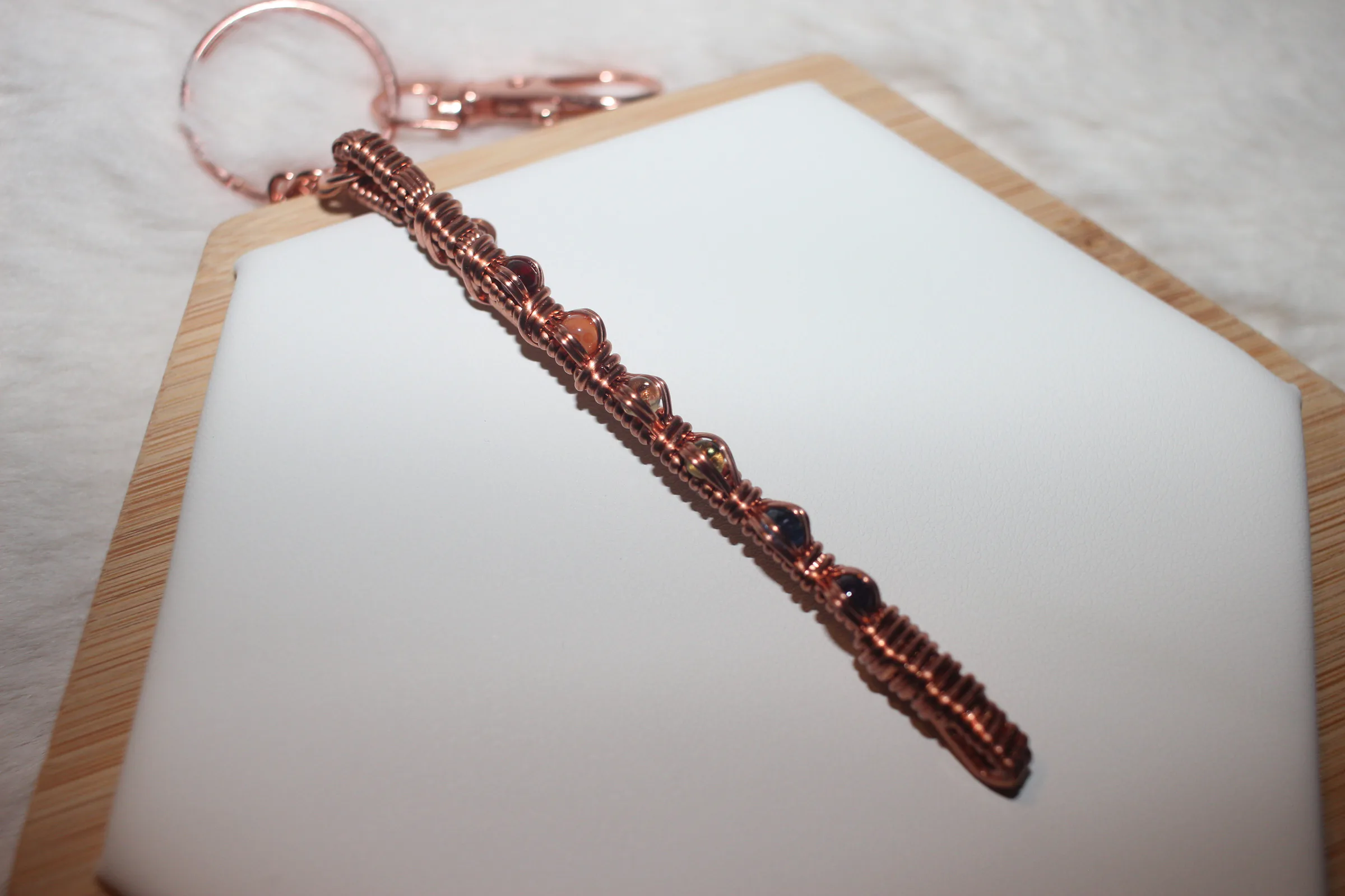 Gay Pride Key-chain Copper image 2