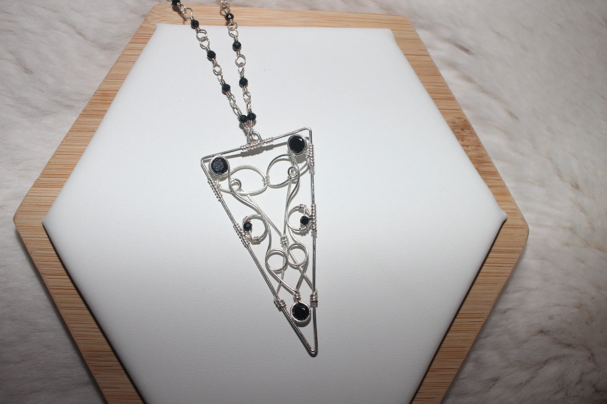 Cubic Zirconia Necklace Silver Filled