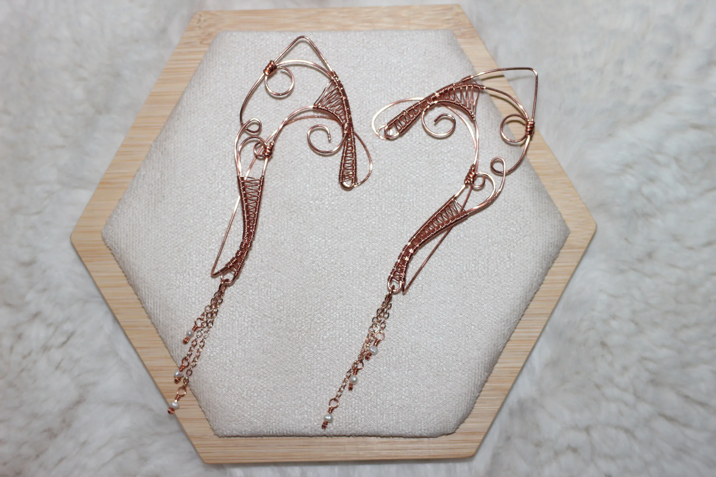 Elf Ear Cuffs Copper image 1