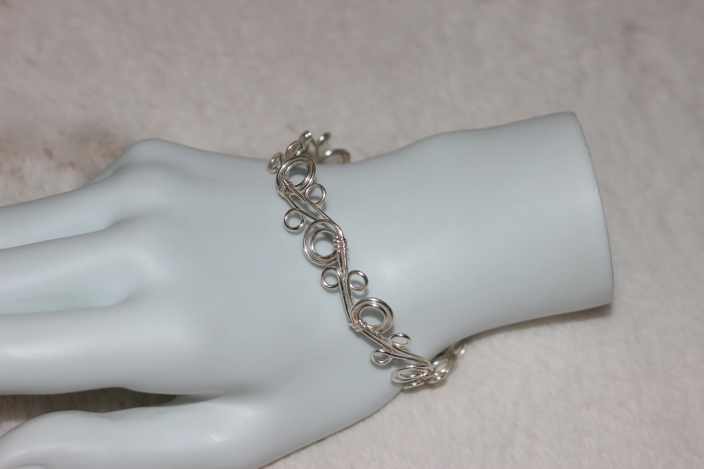 Circles Bracelet Silver Filled image 2