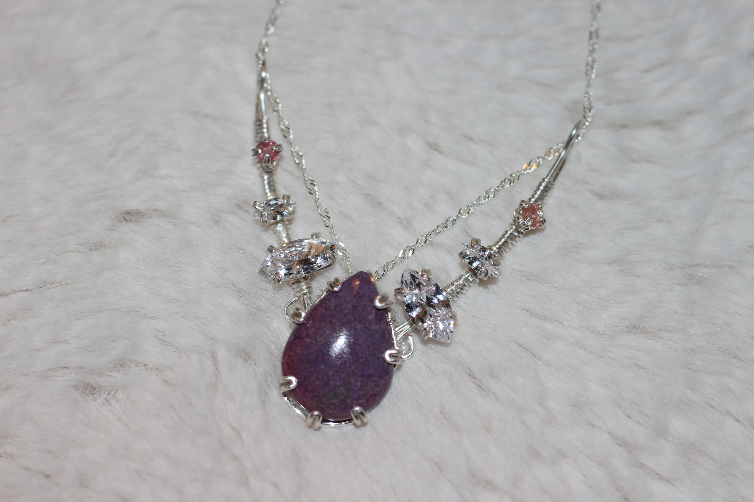 Jasper Necklace Silver Filled image 2