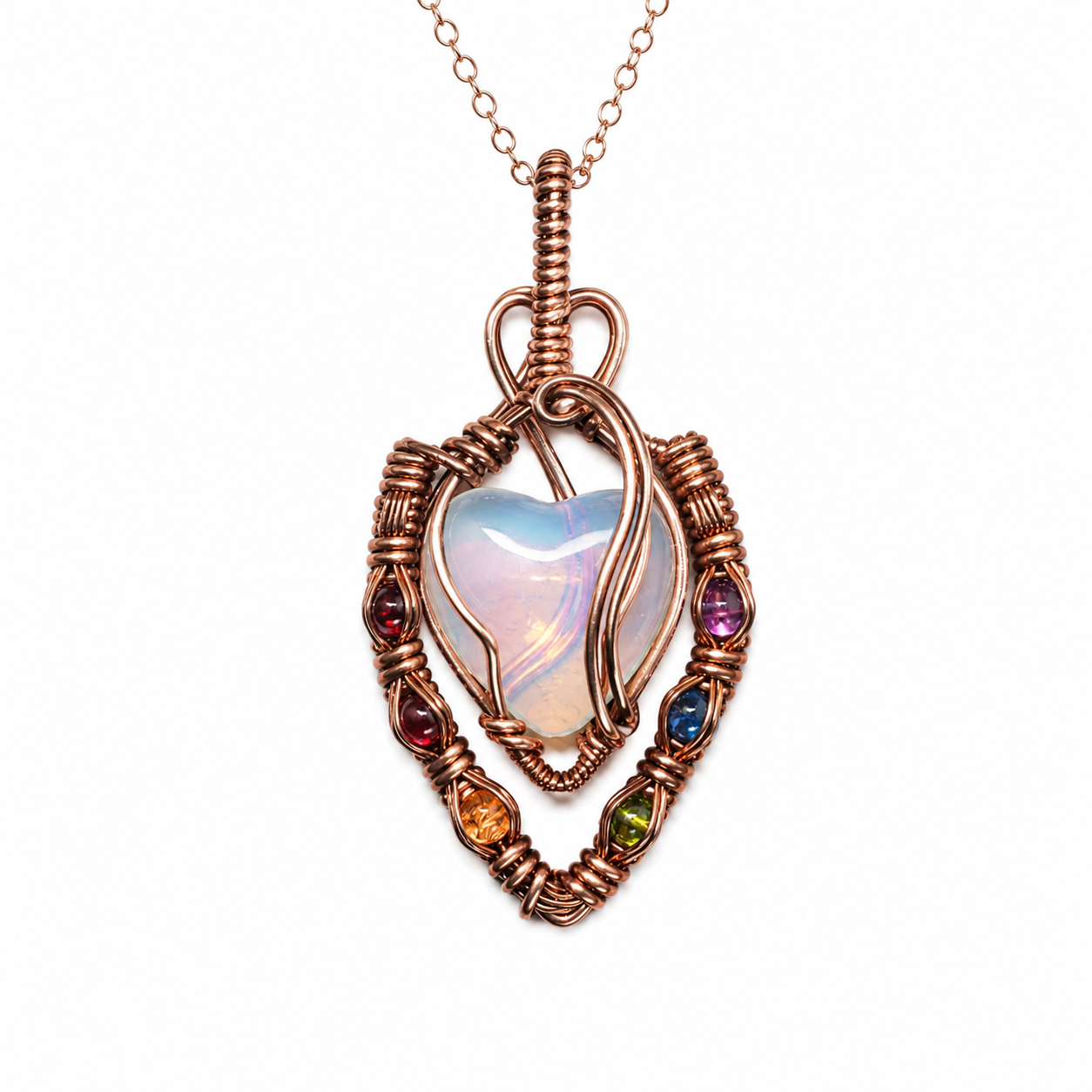 Opalite Necklace Copper image 1