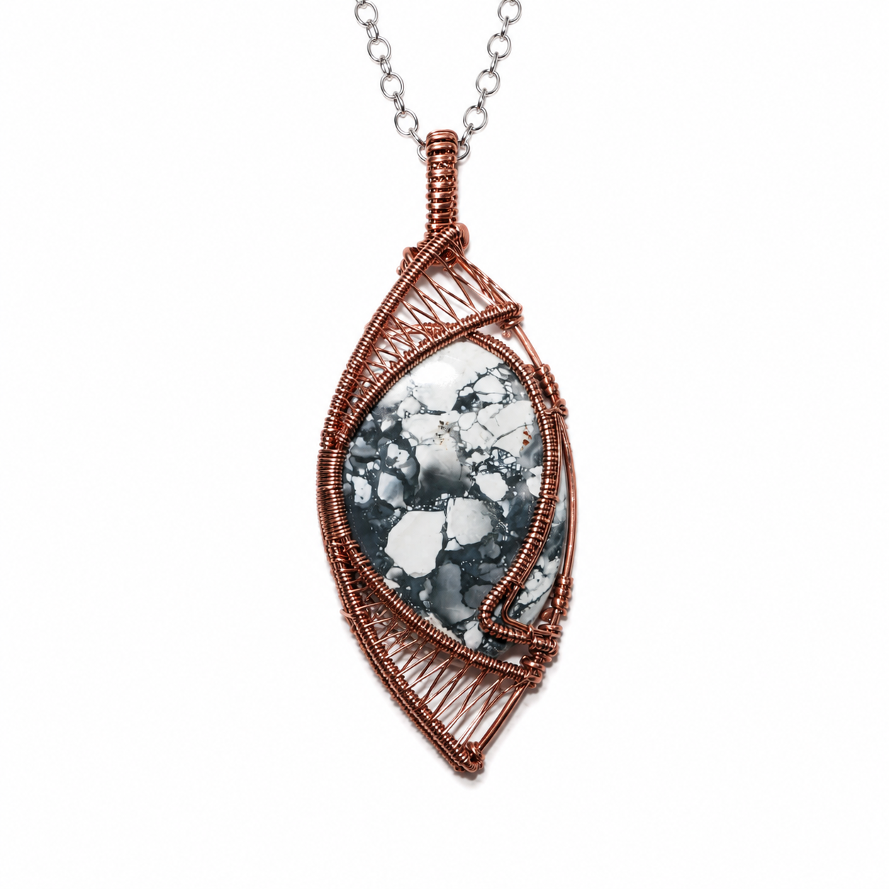 Maligaon Jasper Necklace Copper image 1