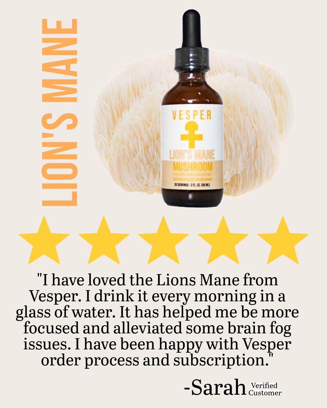 Lion's Mane Extract (2 oz, 30 servings) image 2