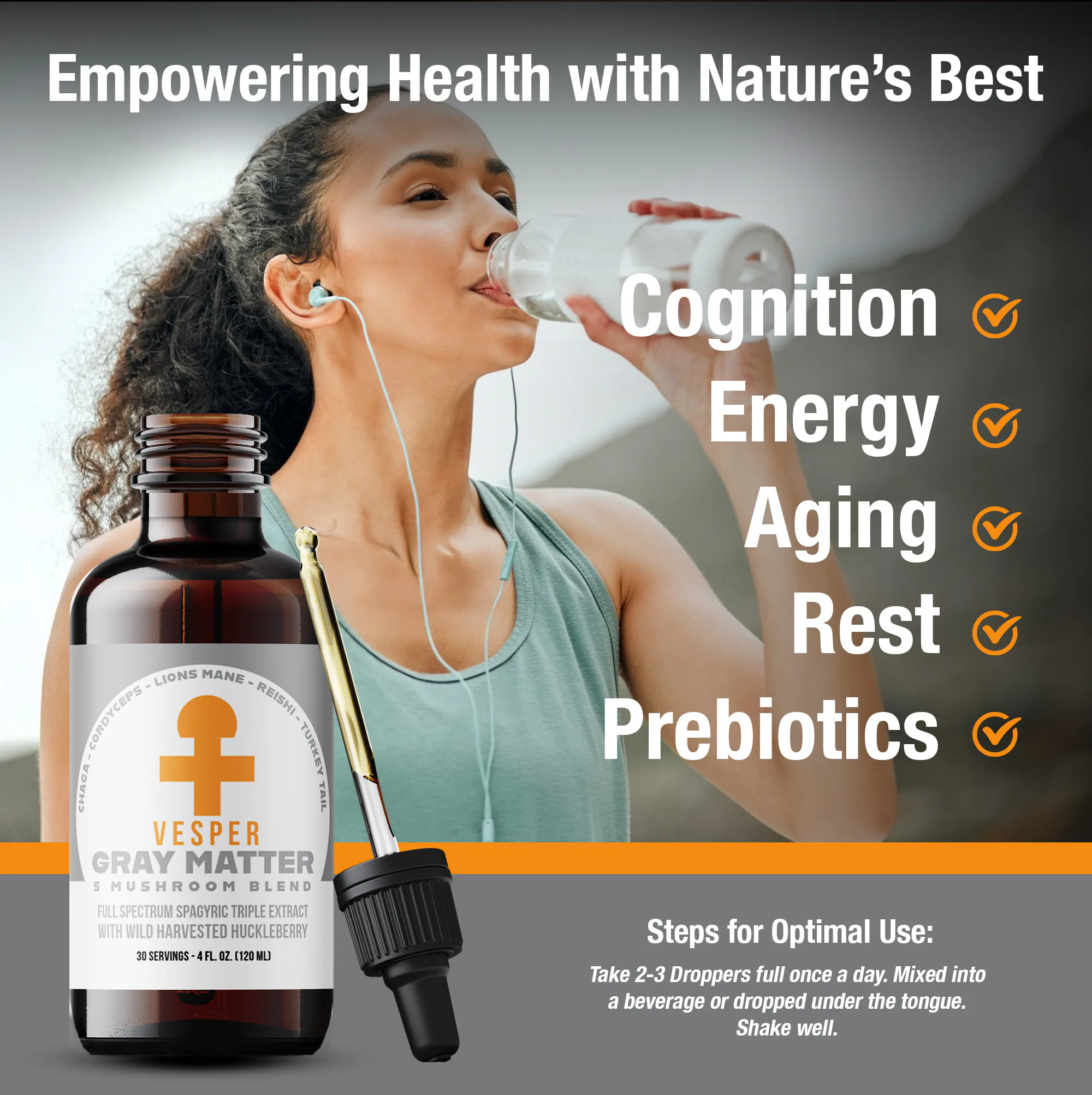 Gray Matter 5 Mushroom Complex - Spagyric (4oz./120ML) Concentrate image 3