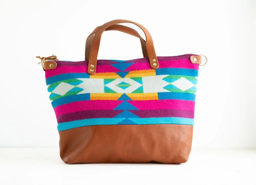 Crossbody Purse in San Gabriel Blue Wool image 1