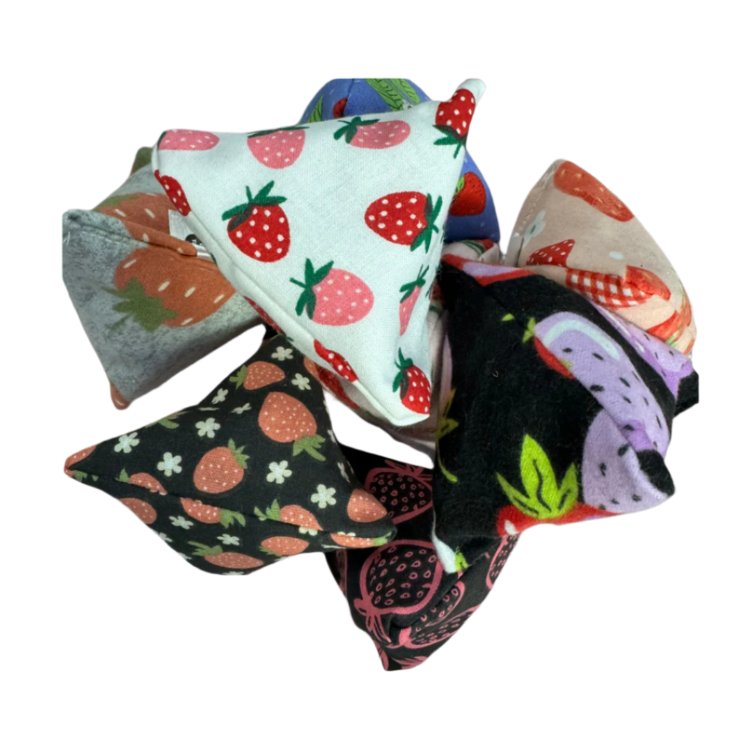 Strawberry Catnip Cat Toy Happy Sack image 1