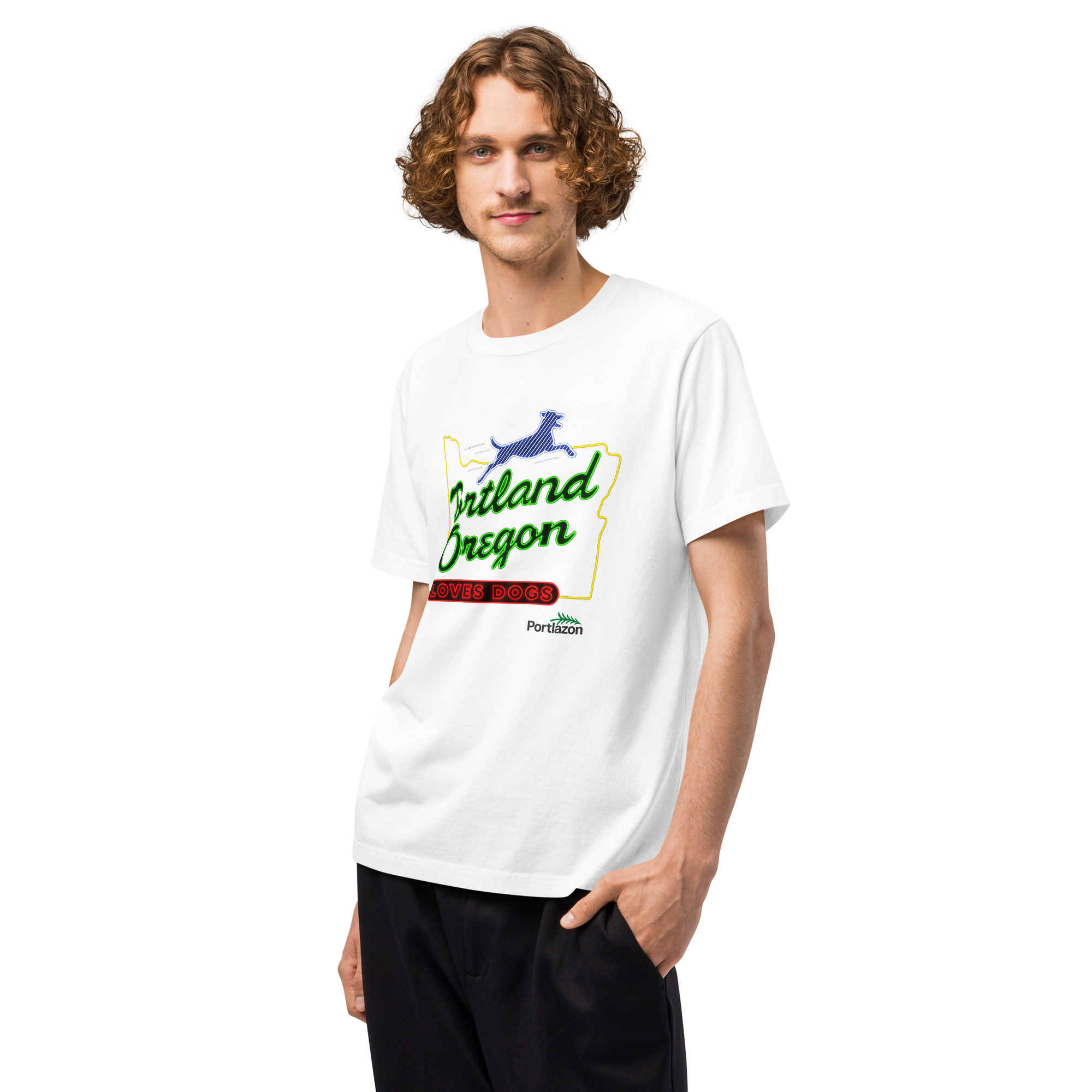 Portland Oregon Loves Dogs - Unisex oversized t-shirt image 5