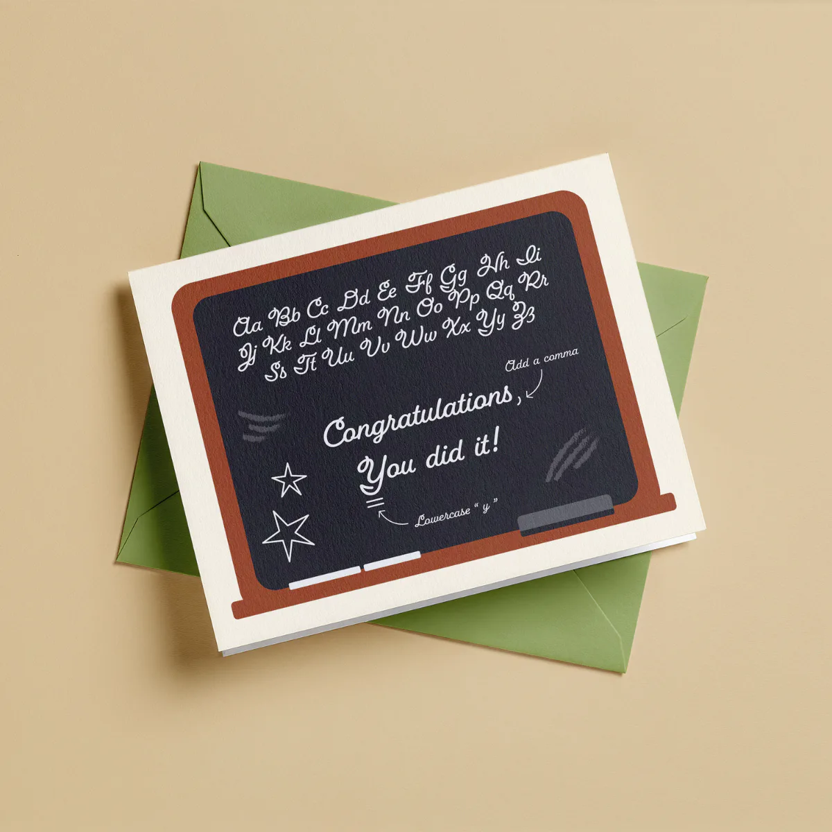 Chalkboard Graduation Card image 1