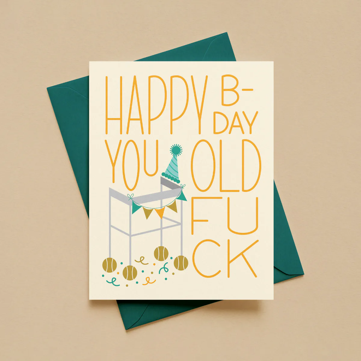 Happy Birthday You Old Fuck Card image 1