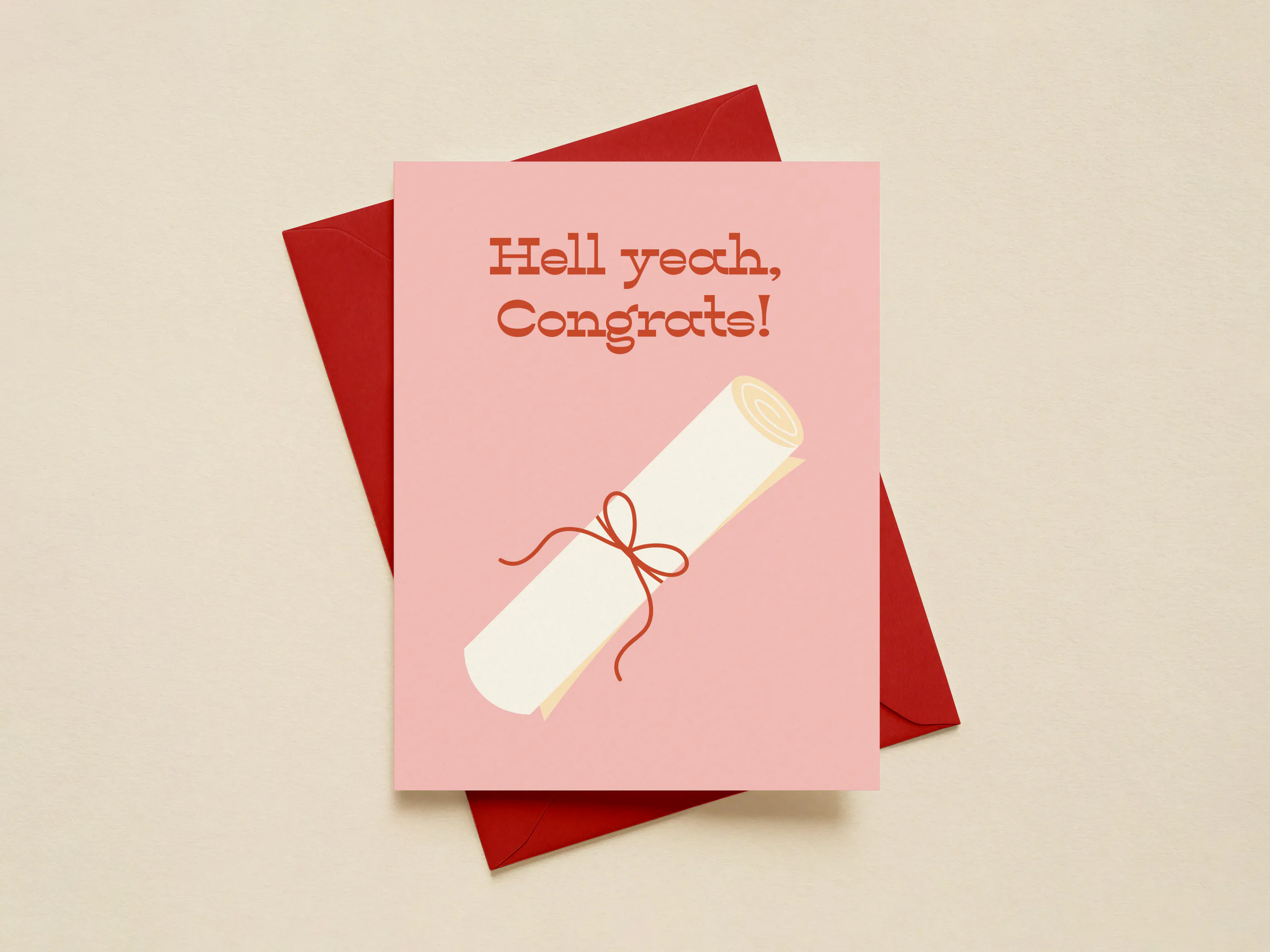 Hell Yeah, Congrats! Card