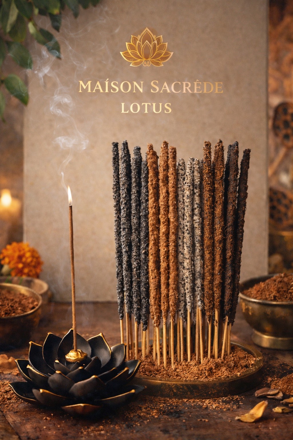 Hand-Rolled Incense Sticks — 6 Pack